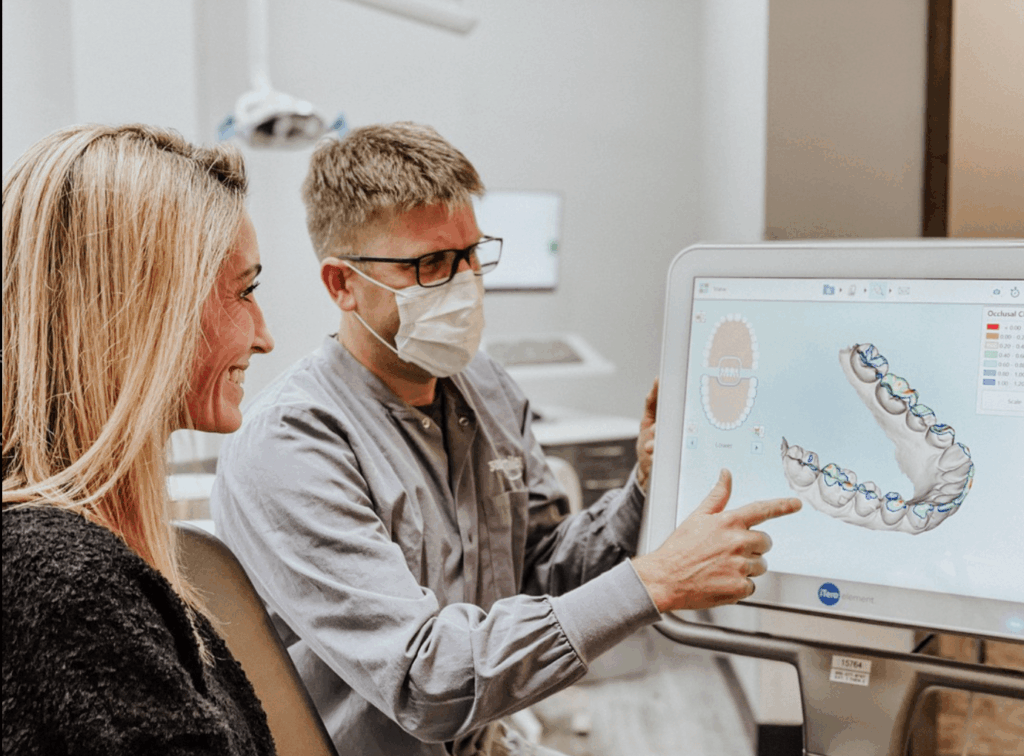 Glendale CO orthodontics consultation with digital smile scan